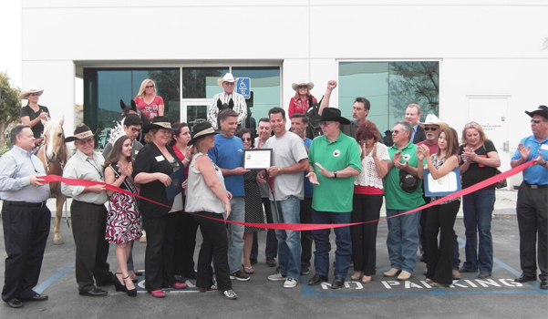 Ribbon cutting for our 30 years in business with Mayor Hanna and Miss Norco